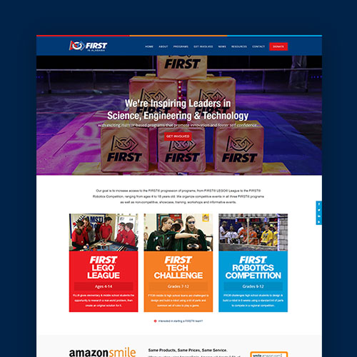 featured web design first over