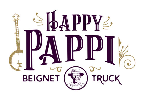 logo design happi pappi food truck