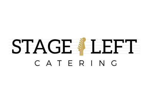 logo design stage left catering